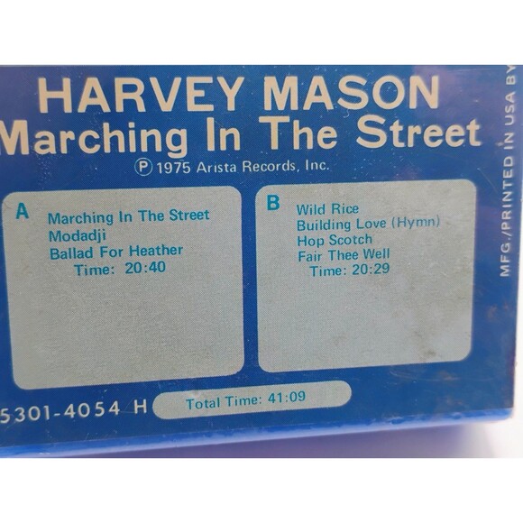 VERY RARE! SEALED HARVEY MASON MARCHING IN THE STREET CASSETTE TAPE, 5301-4054 H - Picture 7 of 7